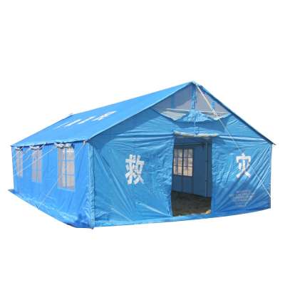 Civil affairs outdoor waterproof emergency refuge family relief tent for disaster