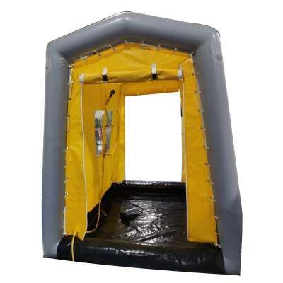 outdoor portable medical emergency tunnel inflatable tent for disinfection