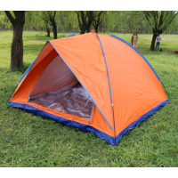 Custom camping tent,Orange red double decker tent double door field tent emergency relief tent-CT0094