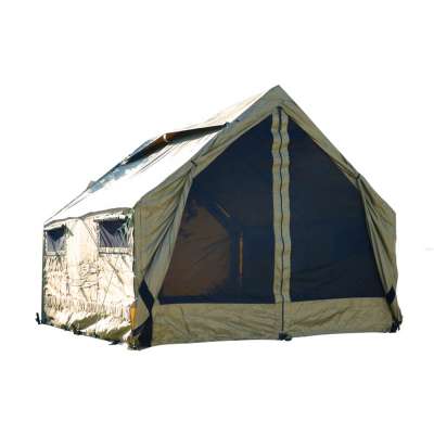 4x3x2.8m khaki oxford waterproof coating outdoor camping military canvas scout tent