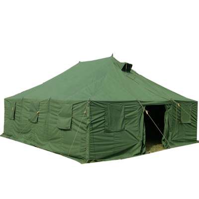 4.8x7.2x3.2m heavy duty olive canvas steel frame outdoor camping large military army green tent