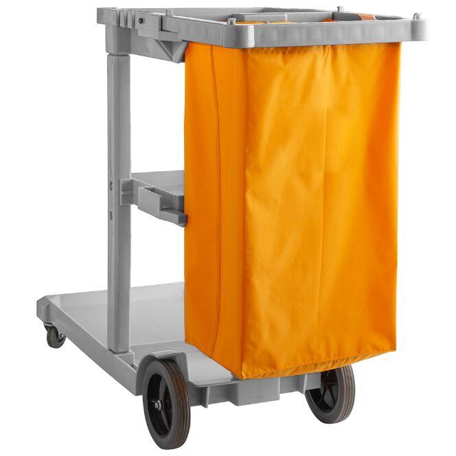 Folding Waste Cart Replacement Janitorial Cleaning Cart Vinyl Bag