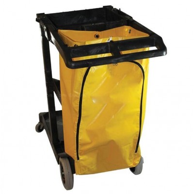 Waterproof Replacement PVC Vinyl Cleaning Trolley Yellow Bag